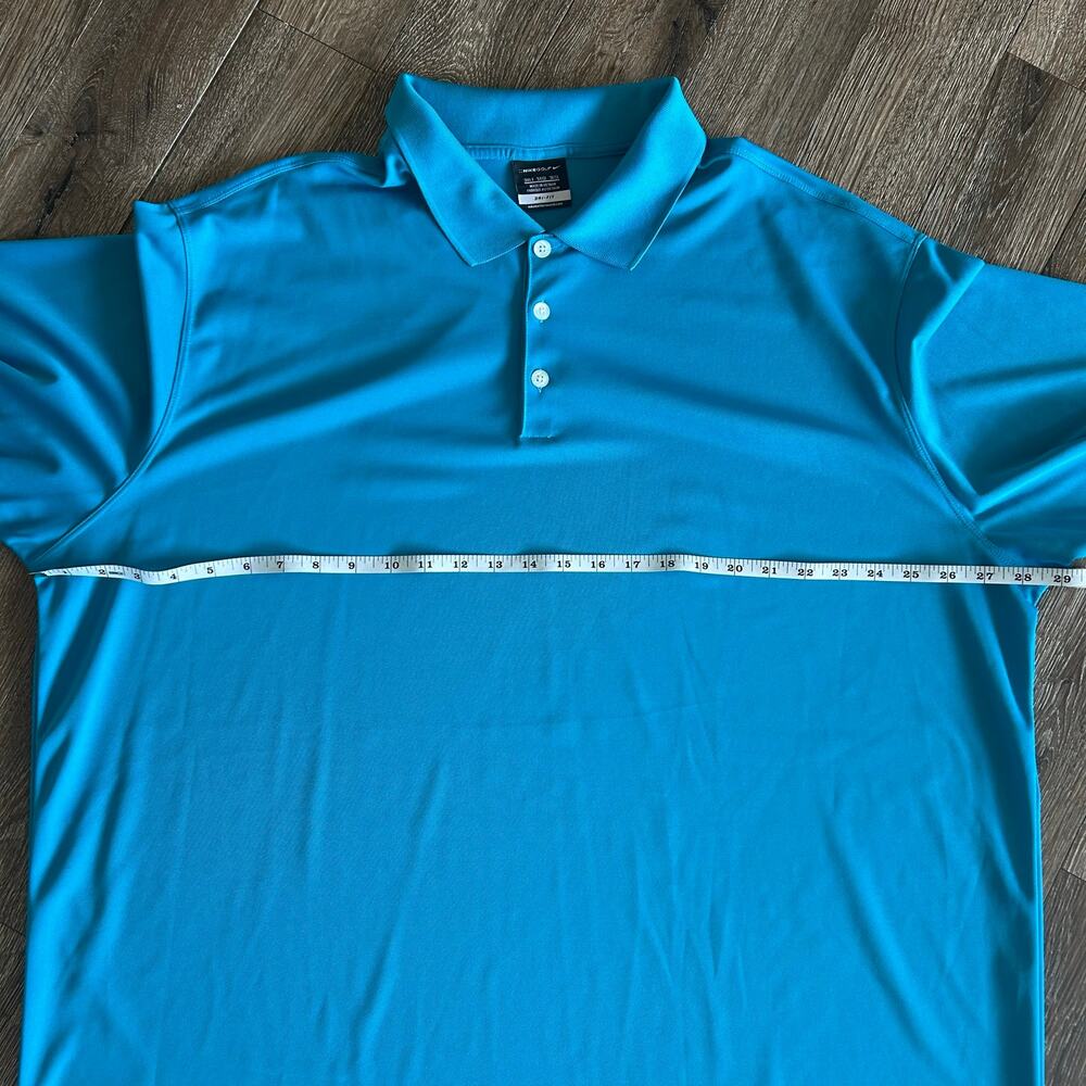 Men’s bright blue Nike golf polo size 3 XLT dry fit - Picture 4 of 9